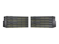 Cisco Catalyst 2960X-24PS-L - Commutateur - Géré - 24 x 10/100/1000 (PoE+) + 4 x Gigabit SFP - de bureau, Montable sur rack - PoE+ (370 W) - reconditionné WS-C2960X-24PSL-RF