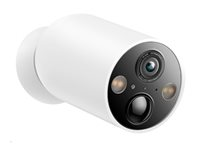 Tapo TC85 V1 - Caméra de surveillance réseau - extérieur, intérieur - anti-poussière/résistant aux intempéries - couleur (Jour et nuit) - 4 MP - 2560 x 1440 - 2K - Focale fixe - audio - sans fil - Wi-Fi - 2.4GHz radio - H.264 TC85