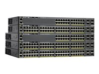Cisco Catalyst 2960X-48LPS-L - Commutateur - Géré - 48 x 10/100/1000 (PoE+) + 4 x Gigabit SFP - de bureau, Montable sur rack - PoE+ (370 W) - reconditionné WS-C2960X48LPSL-RF
