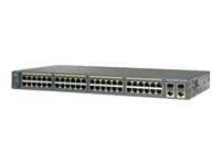 Cisco Catalyst 2960-Plus 48TC-L - Commutateur - Géré - 48 x 10/100 + 2 x SFP Gigabit combiné - Montable sur rack - reconditionné WS-C2960+48TC-L-RF