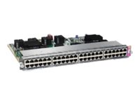Cisco Catalyst 4500E Series Line Card - Commutateur - 48 x 10/100/1000 - Module enfichable - reconditionné WS-X4748-RJ45-E-RF