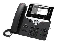 Cisco IP Phone 8811 - Téléphone VoIP - SIP, RTCP, RTP, SRTP, SDP - 5 lignes - Charbon - remanufacturé - Conformité TAA CP-8811-3PCC-K9-RF