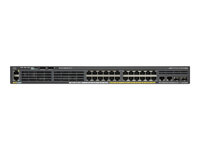 Cisco Catalyst 2960X-24TS-LL - Commutateur - Géré - 24 x 10/100/1000 + 2 x Gigabit SFP - de bureau, Montable sur rack - reconditionné WS-C2960X24TSLL-RF