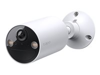 Tapo TC82 V1 - Caméra de surveillance réseau - extérieur, intérieur - anti-poussière/résistant aux intempéries - couleur (Jour et nuit) - 3 MP - 2304 x 1296 - 2K - Focale fixe - audio - sans fil - Wi-Fi - 2.4GHz radio - H.264 - CC 5 V TC82