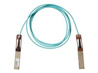 Cisco - Câble d'attache directe 100GBase - QSFP pour QSFP - 10 m - fibre optique - actif - remanufacturé - pour P/N: C9500-32C-EDU, C9500-32QC-EDU, N9K-X9788TC-FX-RF, NCS-55A1-24H-B, NCS-55A1-36H-SE-S QSFP-100GAOC10M-RF