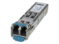 Cisco - Module transmetteur SFP (mini-GBIC) - 1GbE - 1000Base-EX - mode unique LC/PC - jusqu'à 40 km - 1310 nm - reconditionné - pour Catalyst ESS9300; Integrated Services Router 11XX; ME 3600; MWR 2941; Nexus 93180, 93XX GLC-EX-SMD-RF